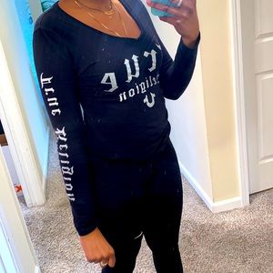 black true religion shirt